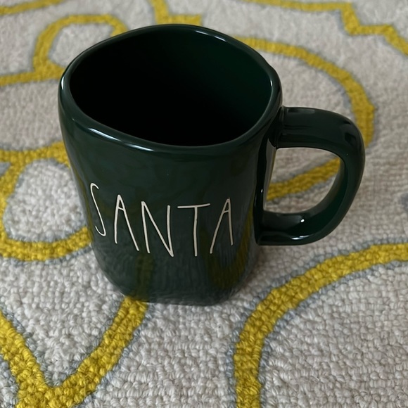 RAE DUNN Green Santa Mug - Picture 1 of 5